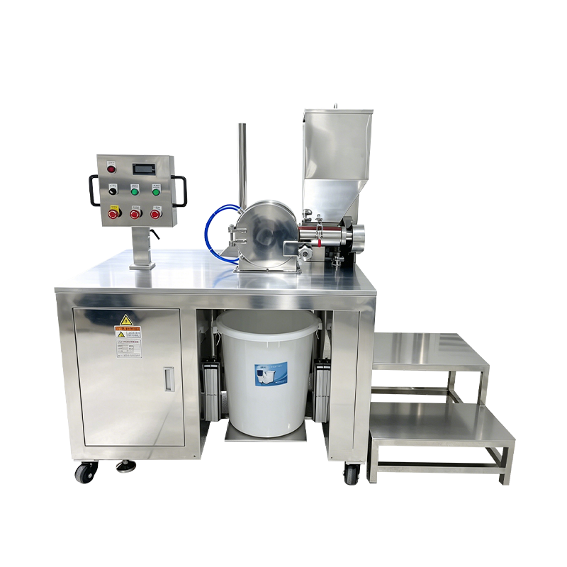 Industrial Superfine Cosmetic Powder Pulverizer Machine na may Screw Feeder