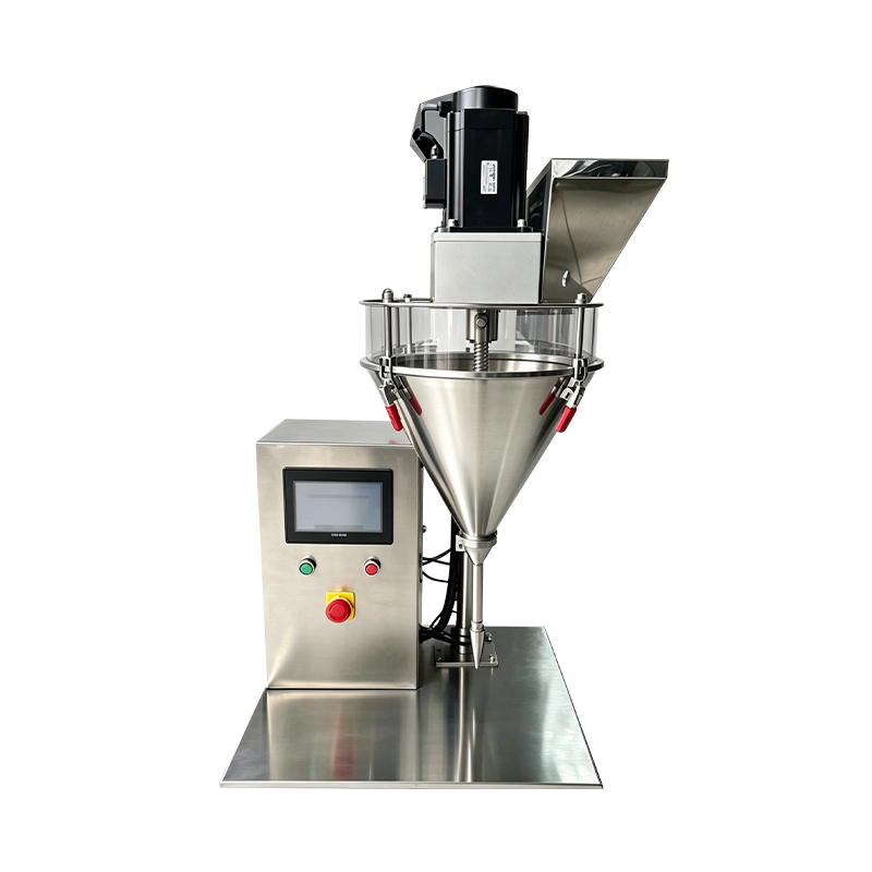 Semi-awtomatikong Auger Powder Filling Machine para sa Cosmetic Loose Powder Semi-awtomatikong Auger Powder Filling Machine para sa Cosmetic Loose Powder