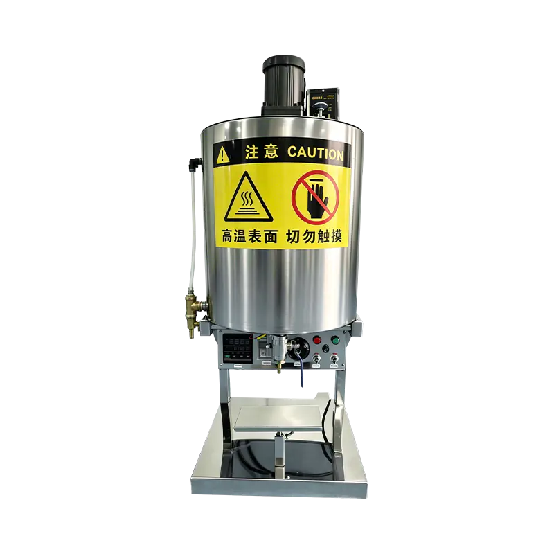 Semi-awtomatikong 30L Lipstick Filling Machine na may Heating Stirrer