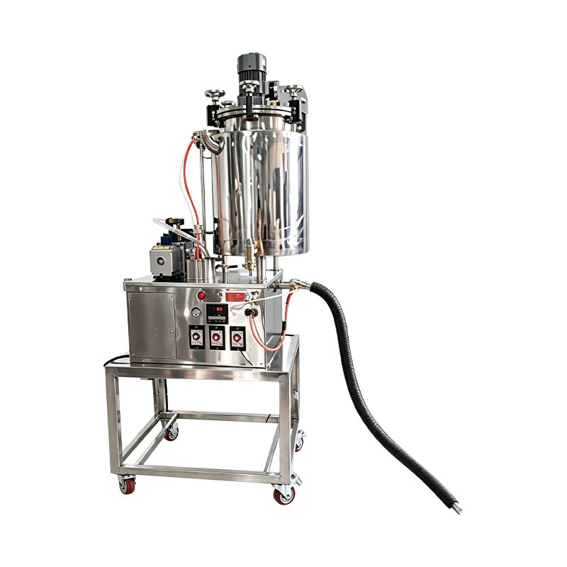 Semi-awtomatikong Heated Vacuum Filling Machine para sa Cosmetic Mascara