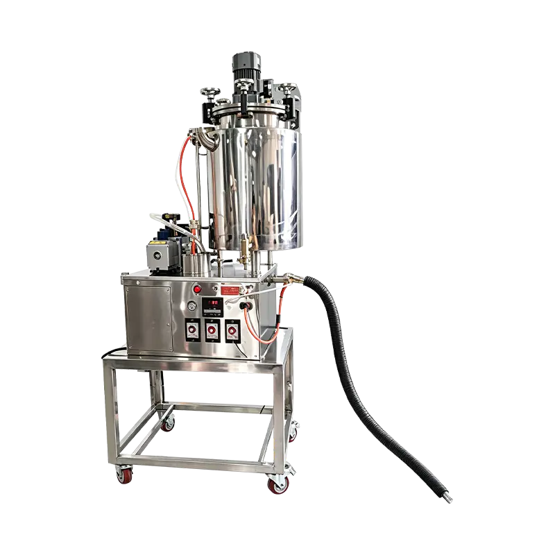 Semi-awtomatikong Heated Vacuum Filling Machine para sa Cosmetic Mascara