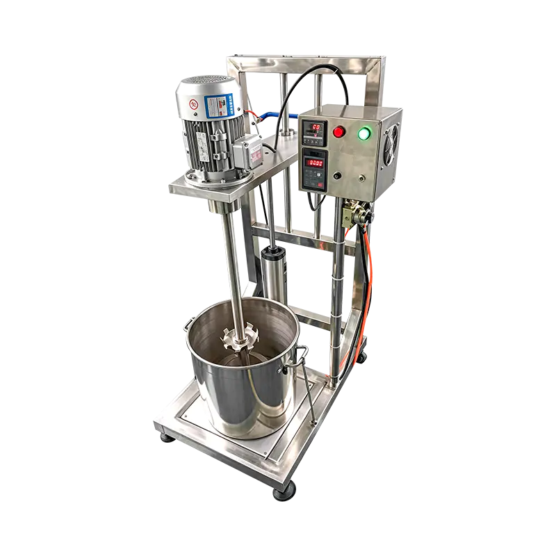 Pneumatic Lifting High-Speed ​​​​Disperser na may Heating para sa Cosmetic Pigment