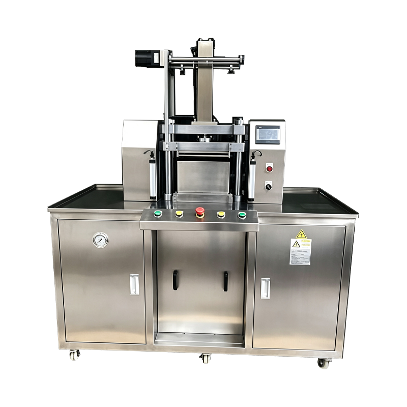 Awtomatikong Down-pressing Cosmetic Powder Compact Machine na may Auto Feeding