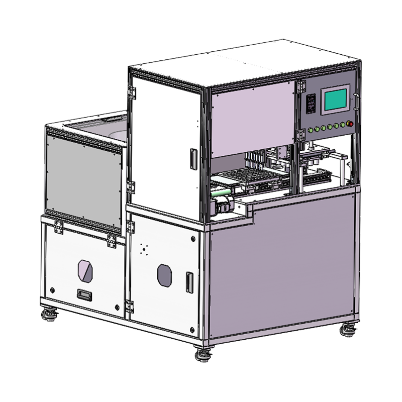 Ganap na Awtomatikong Cosmetic Aluminum Pan Loading at Feeding Machine Ganap na Awtomatikong Cosmetic Aluminum Pan Loading at Feeding Machine